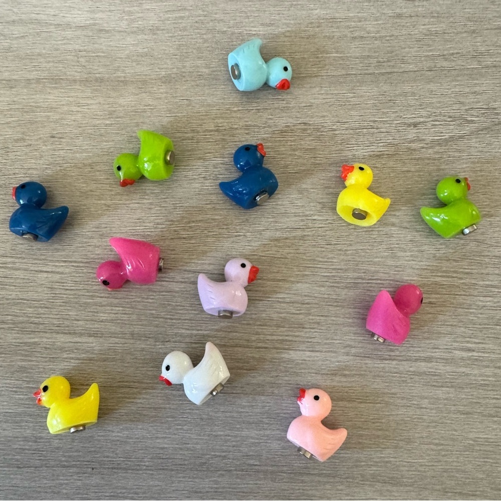 Set of 15 adorable mini duck magnets